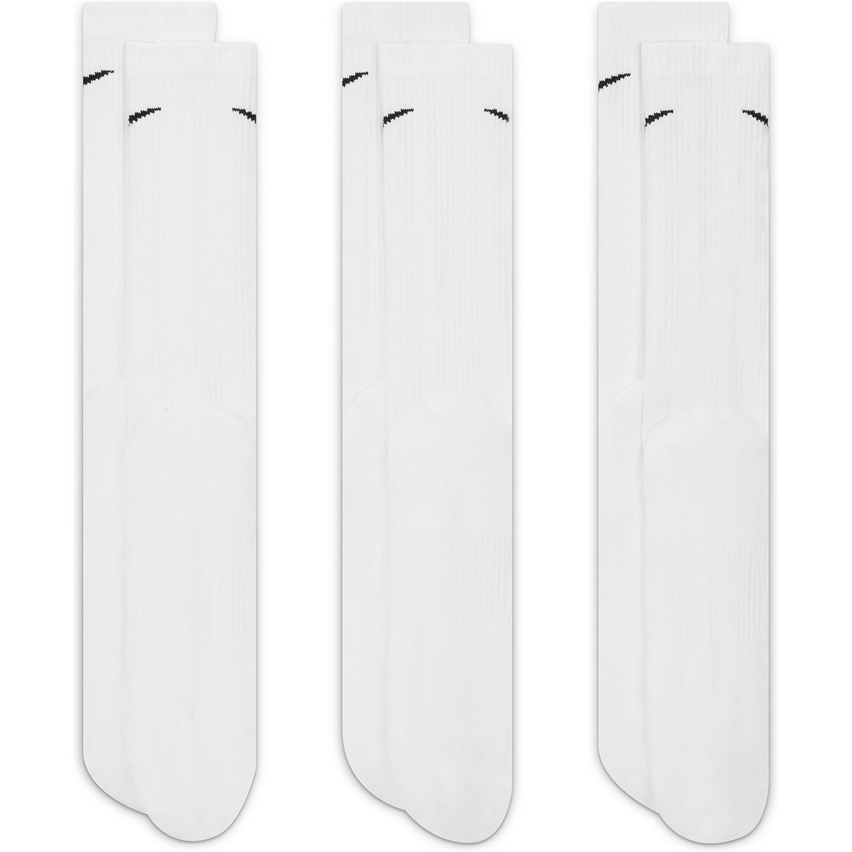 Calcetines tobilleros Nike Max Cushioned 3 pares blancos